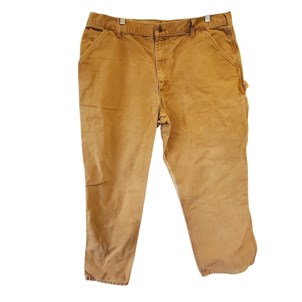 Carhartt B11 BRN Original Dungaree Fit Brown Cotton Canvas Work Pants 40x30